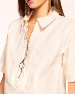 Tunechi Denim Shirt Dress