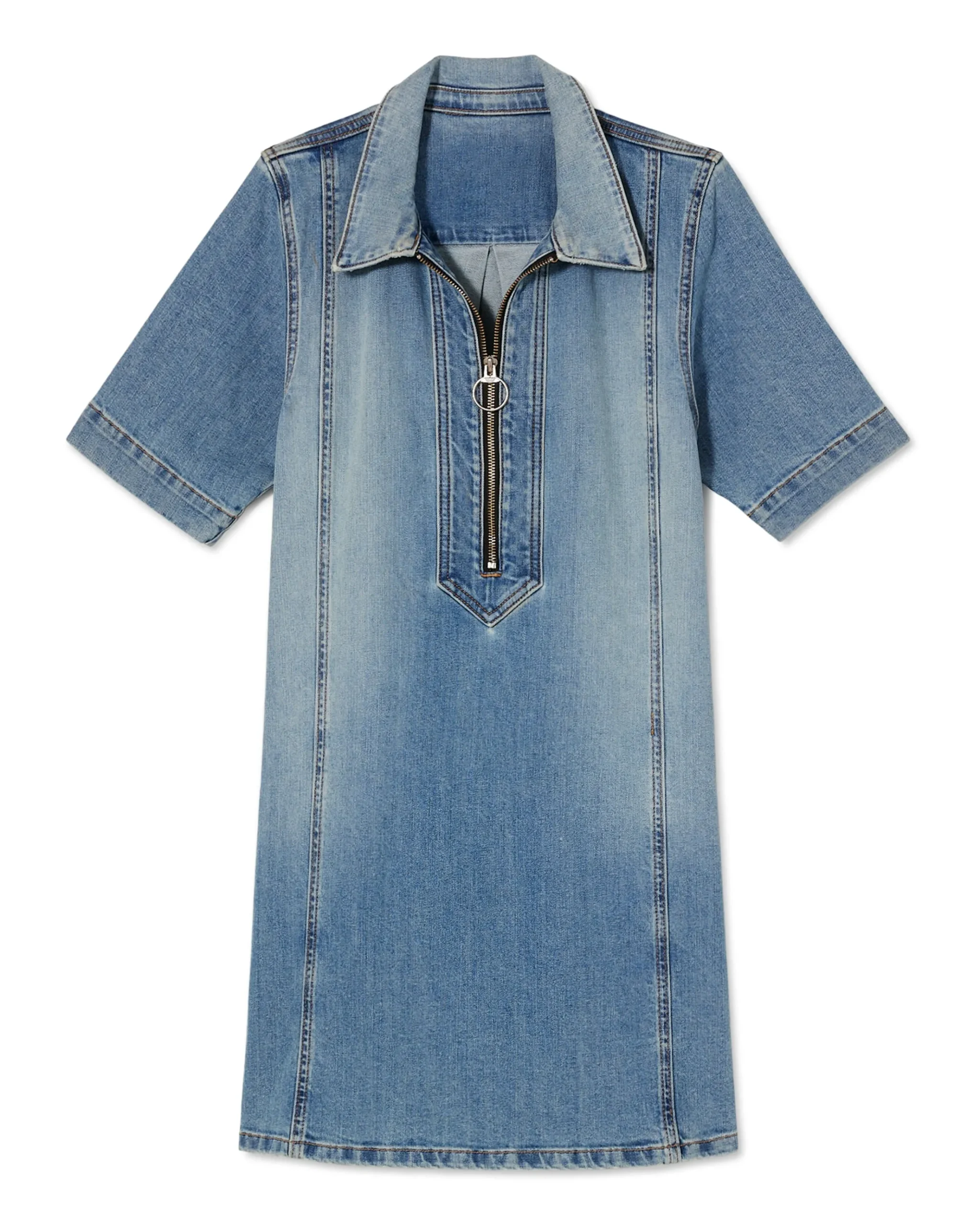 Tunechi Denim Shirt Dress