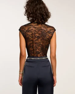 Winston Cowl Neck Lace Top