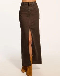 Xavier Denim Maxi Skirt