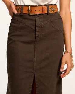 Xavier Denim Maxi Skirt