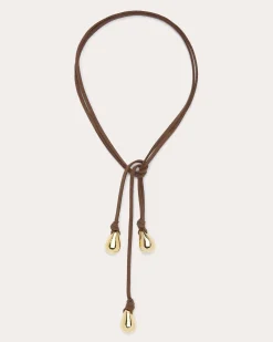 Yara Suede Tie Necklace
