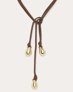 Yara Suede Tie Necklace
