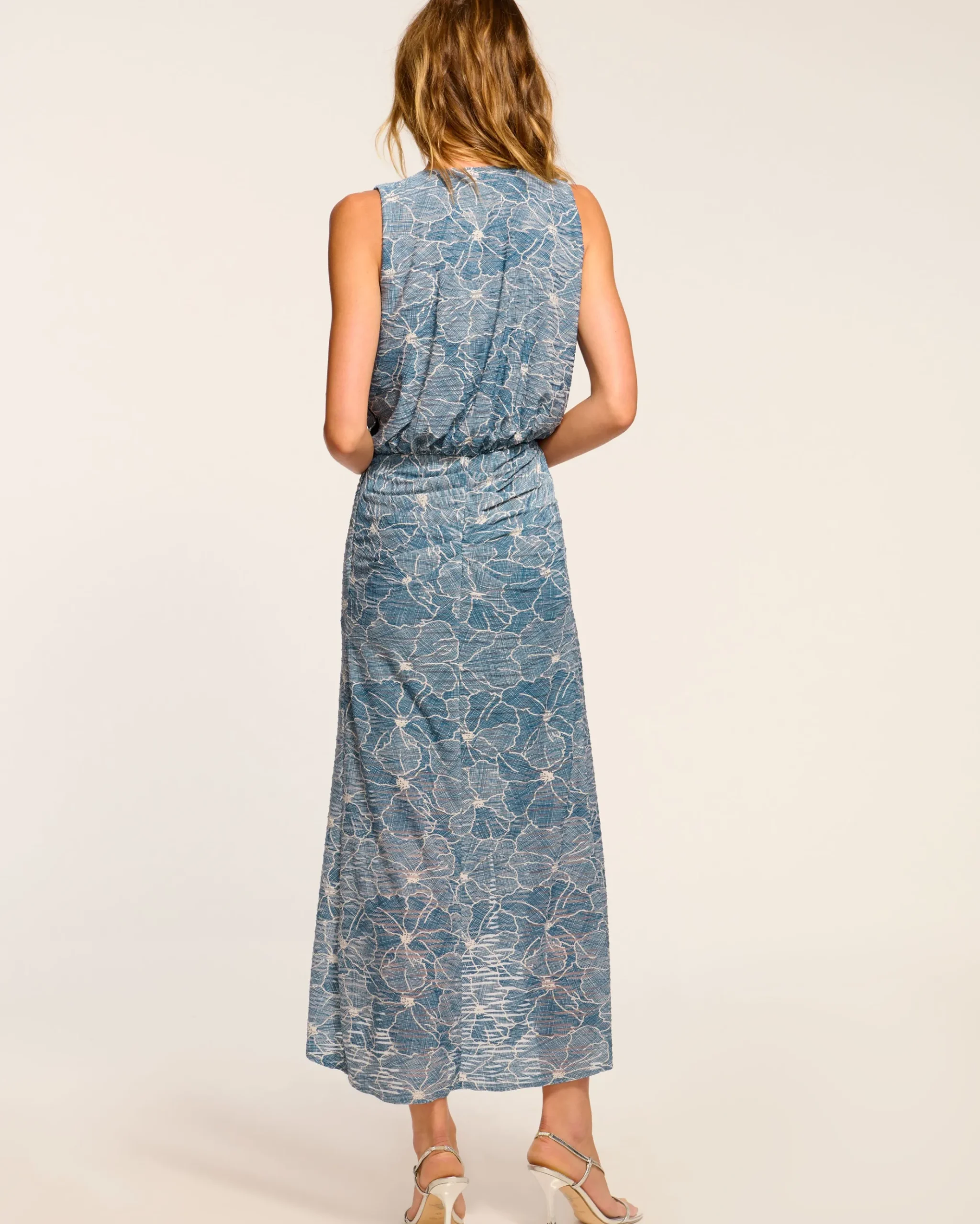 Yuka V-Neck Midi Dress